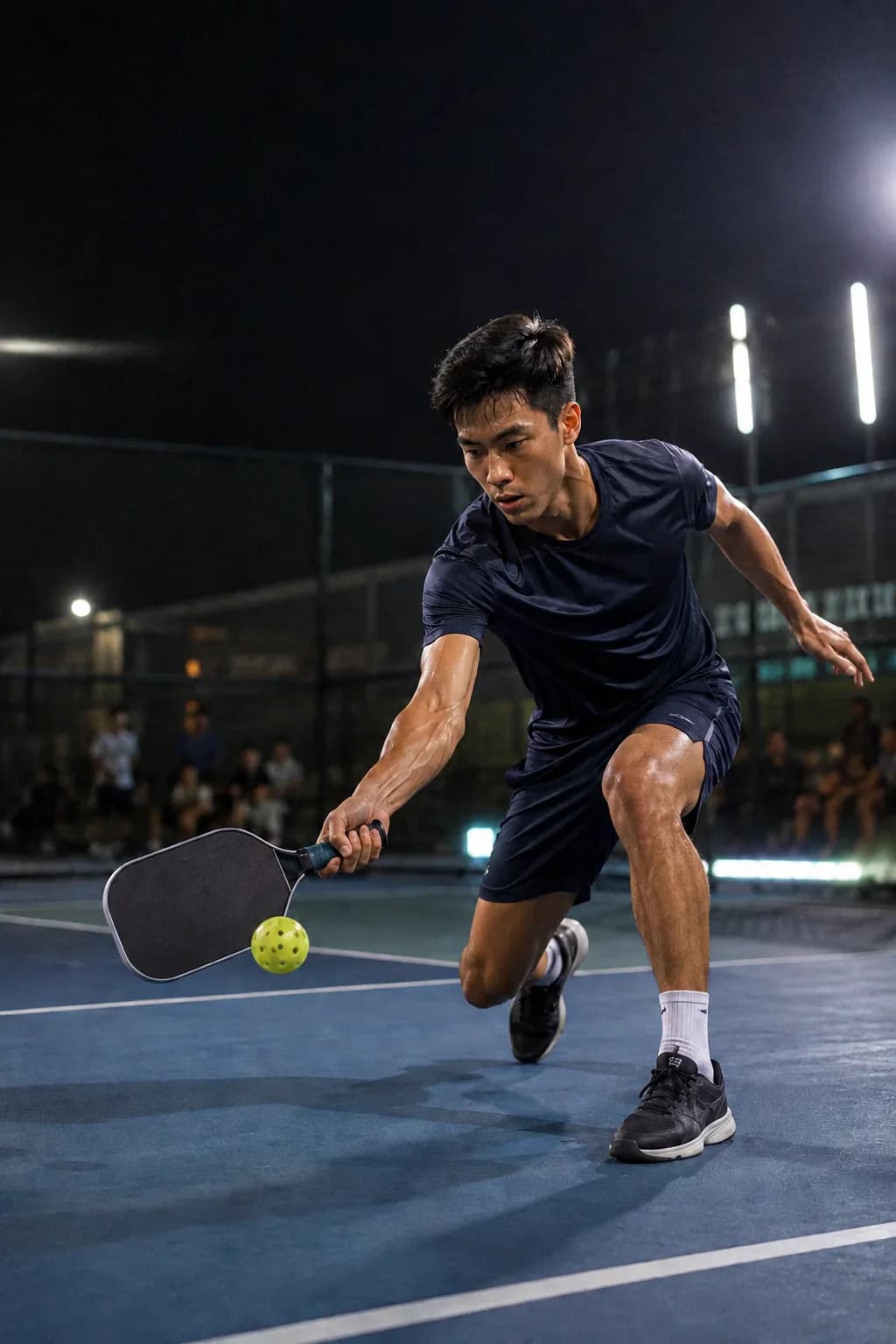Vận động viên BULBAL thi đấu pickleball trên sân